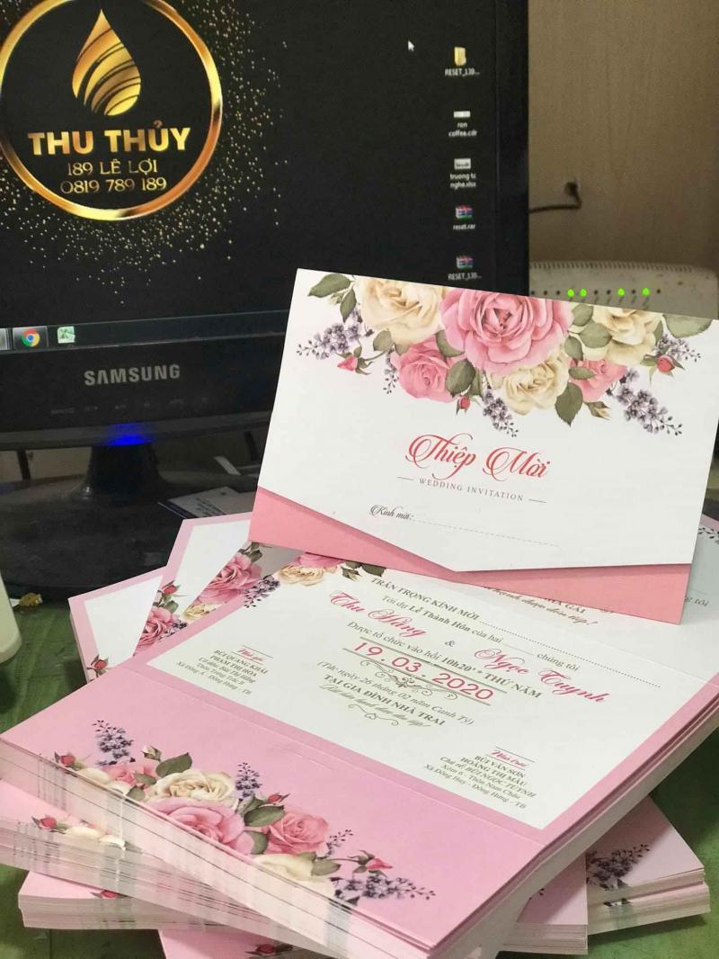 Thiệp Cưới Thu Thủy