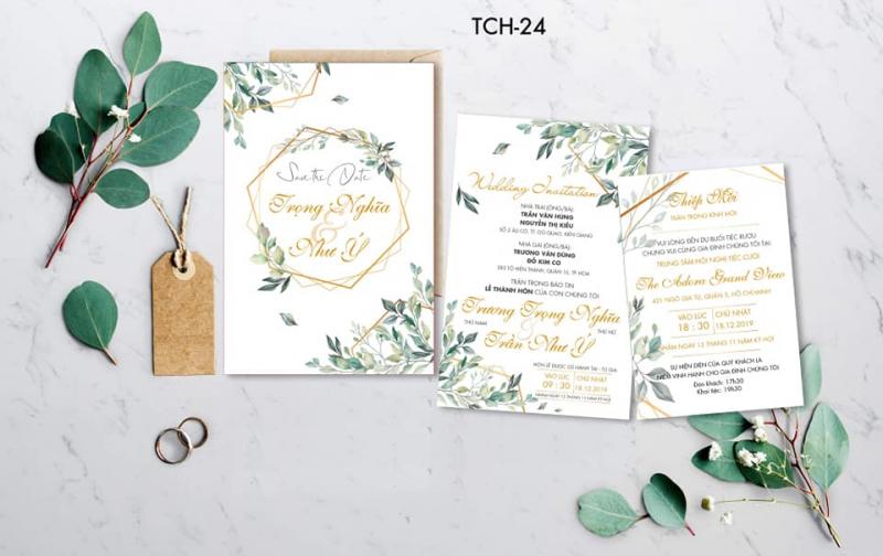 Thiệp Cưới Trúc Linh