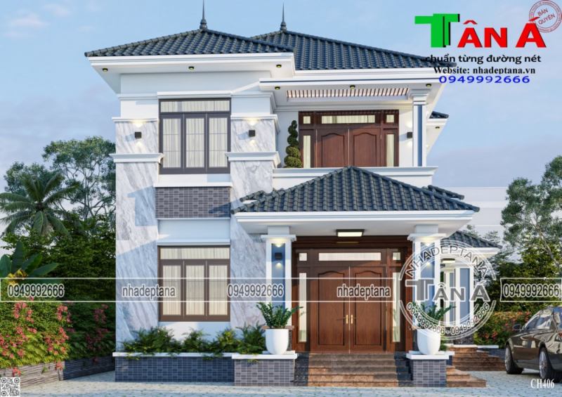 Thiết kế nhà đẹp Tân Á