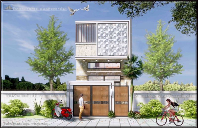 Thiết kế Xây Dựng Nhà Đẹp Phố Núi
