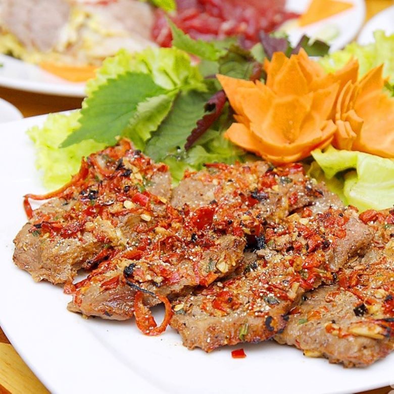 Thịt dê nướng sa tế