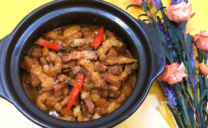 Thịt heo kho chao