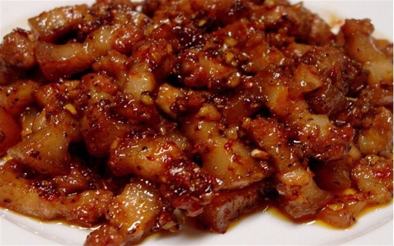 Thịt kho ruốc sả