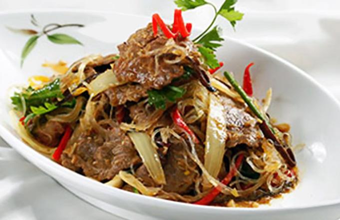 Thịt nai xào lăn