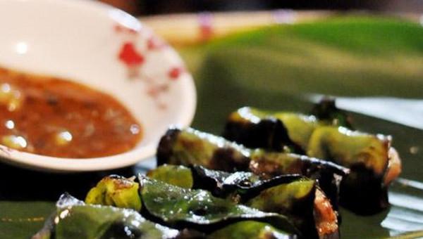 Thịt nướng lá bưởi