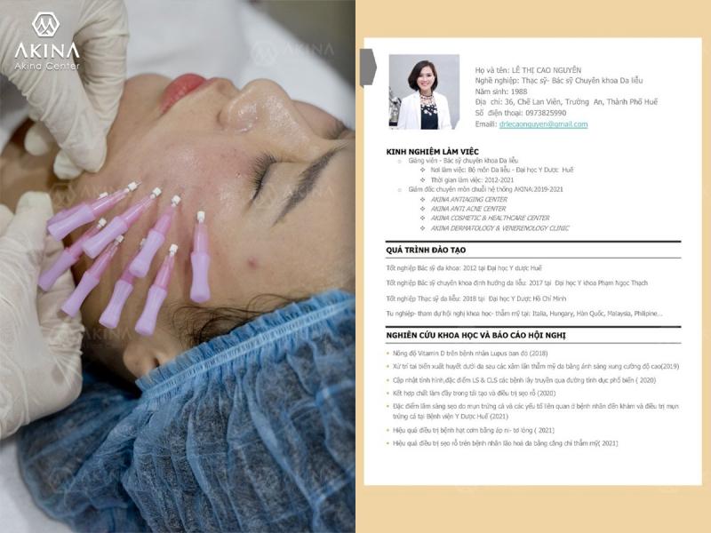 THS. BÁC SỸ LÊ CAO NGUYÊN – THS. BS DA LIỄU THẨM MỸ NỘI KHOA