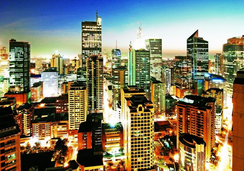 Vẻ đẹp quyến rũ của thủ đô Manila về đêm