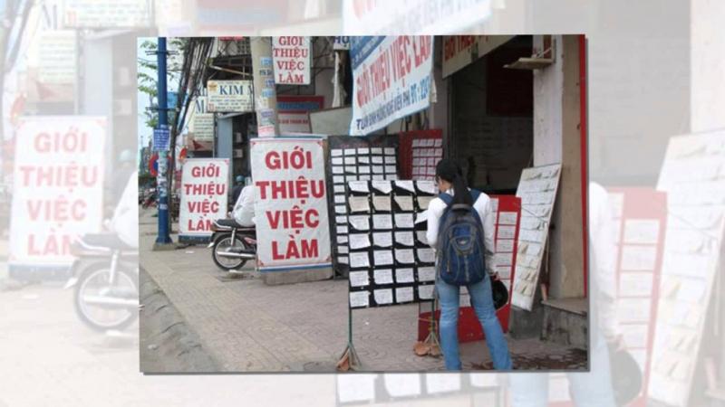 Thu phí tuyển dụng việc làm
