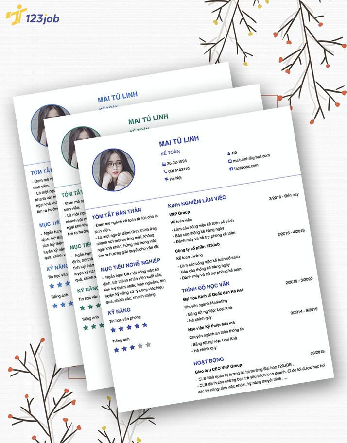 Cố gắng chắt lọc những điều cần thiết nhất nhưng phải đầy đủ trước khi quyết định chọn làm nội dung trong CV của mình
