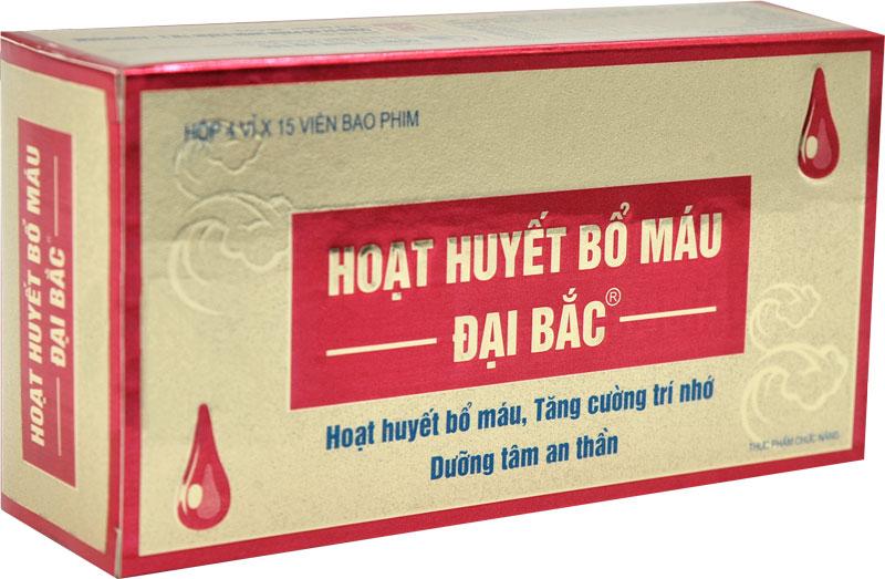 Thực phẩm bảo vệ sức khỏe Hoạt huyết bổ máu Đại Bắc