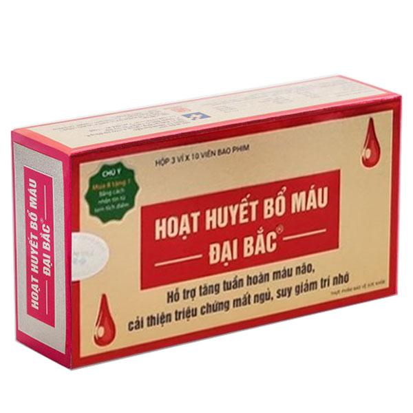 Thực phẩm bảo vệ sức khỏe Hoạt huyết bổ máu Đại Bắc