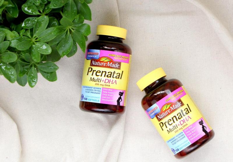 Thực phẩm chức năng cho bà bầu Nature Made Prenatal Multi + DHA