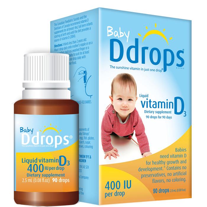 Baby Ddrops Vitamin D3 400IU