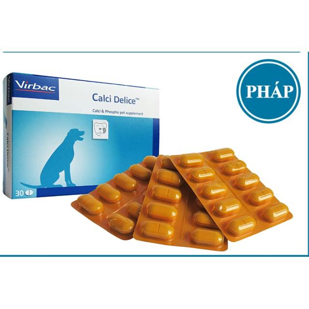 Viên Canxi cho chó mèo Calci Delice