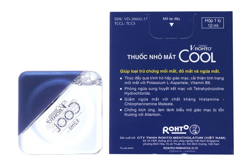 Thuốc nhỏ mắt V.rohto Cool