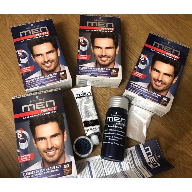 Thuốc nhuộm phủ bạc Schwarzkopf Men Perfect