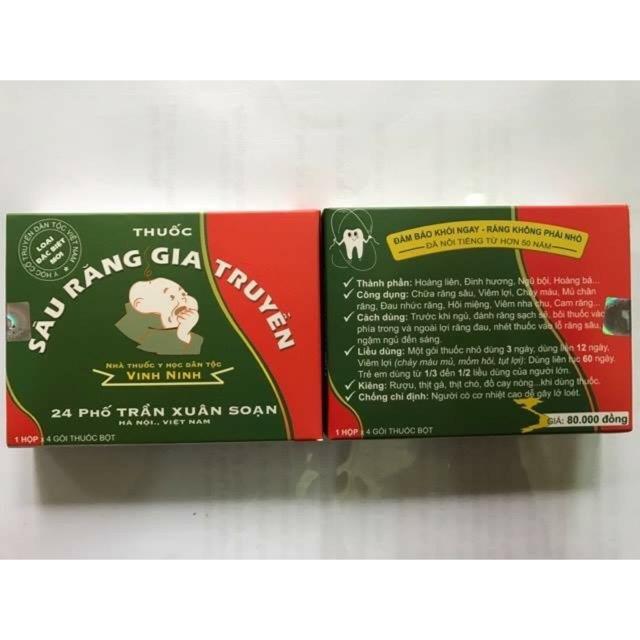 Sản phẩm chữa sâu răng gia truyền Trần Xuân Soạn