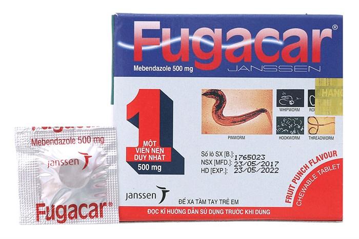 Viên uống tẩy giun Fugacar