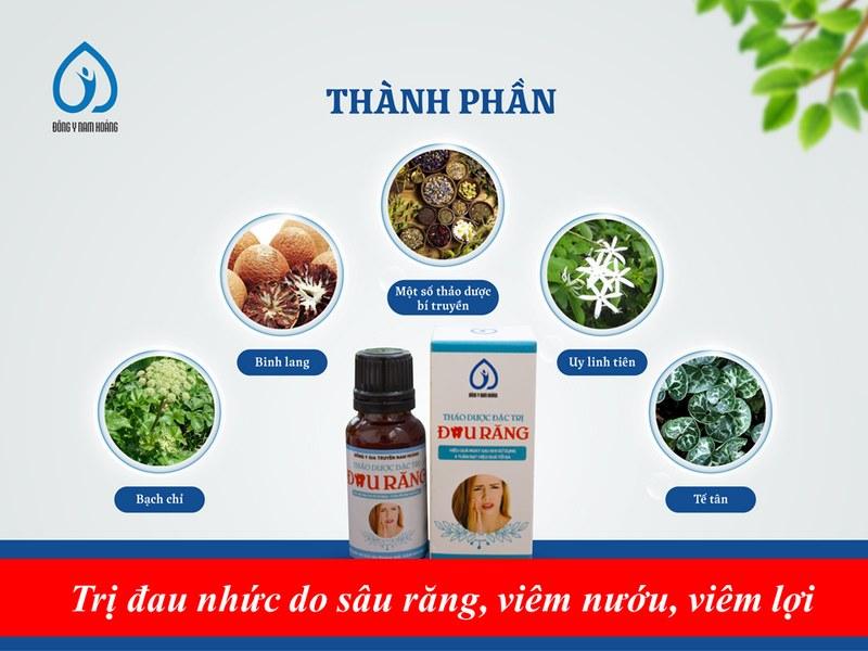 Sản phẩm trị sâu răng Nam Hoàng
