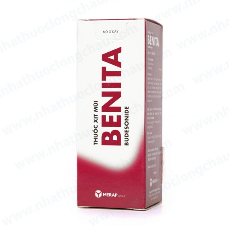 Sản phẩm xịt mũi trị viêm mũi dị ứng Benita