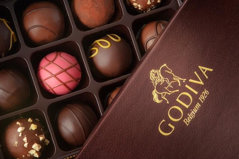 Sản phẩm chocolate thuộc thương hiệu Godiva