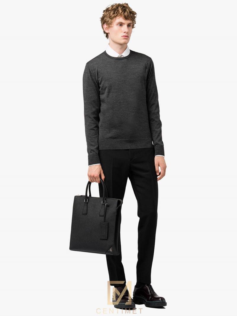 Prada Saffiano Leather Briefcase