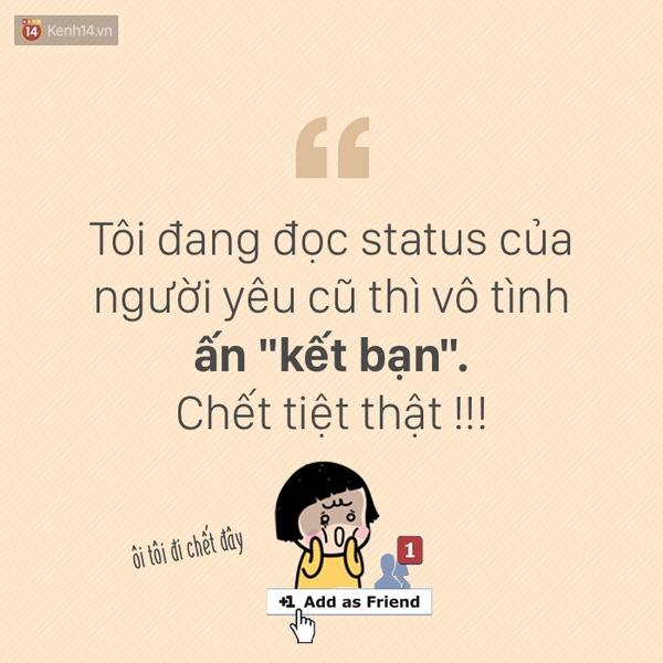 Thường xuyên update hình ảnh vui vẻ lên Facebook.