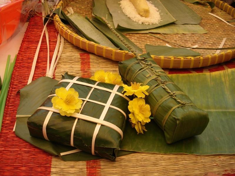 Thuyết minh về bánh chưng ngày Tết bài 2