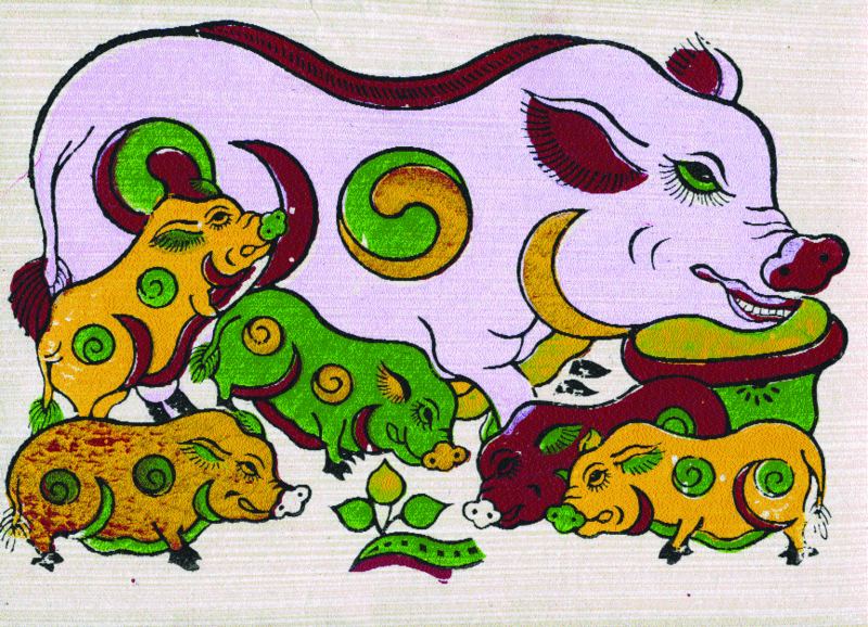 Thuyết minh về tranh Đông Hồ - Bài 2