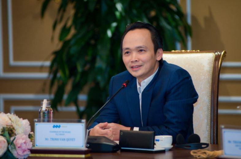 Tỷ phú Trịnh Văn Quyết - chủ tích tập đoàn FLC. (Ảnh: báo Thanh niên)