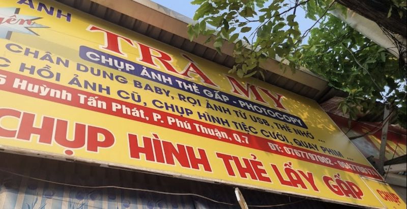 Tiệm chụp ảnh thẻ Trà My