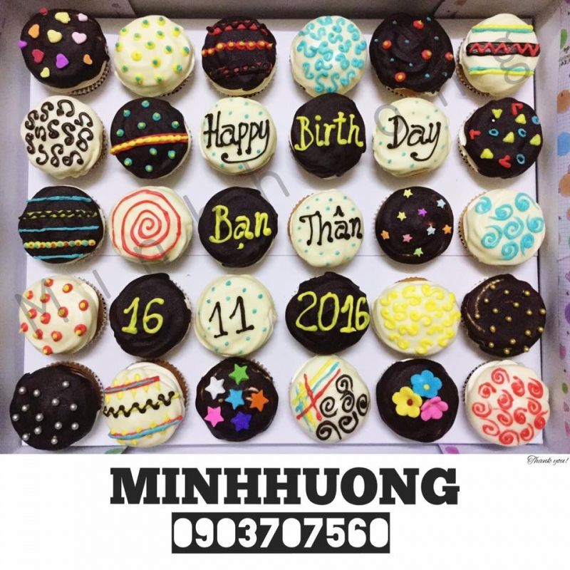 Cupcake là một điểm mạnh của Tiệm bánh Minh Hương