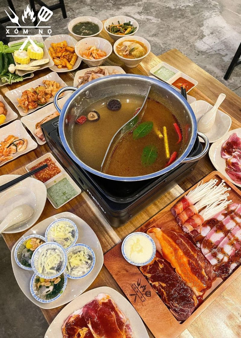 Tiệm Buffet Nướng Và Lẩu Xóm Nọ