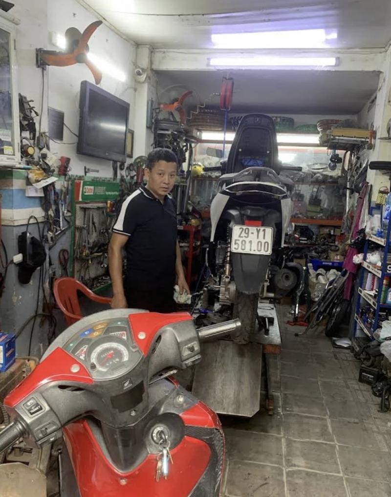 Tiệm sửa xe máy Chí Nguyện