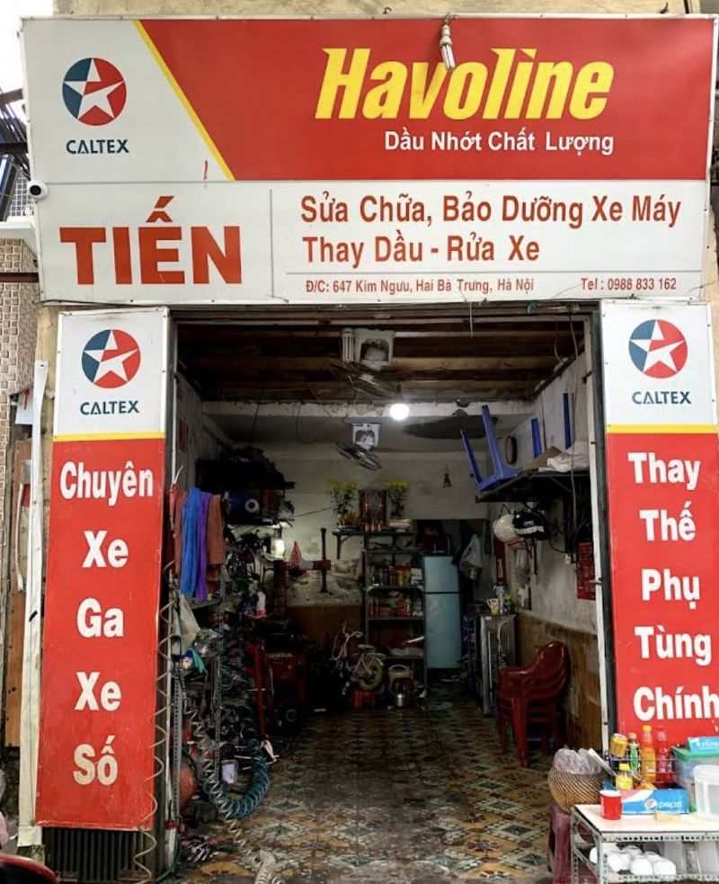 Tiệm Sửa Xe Tiến
