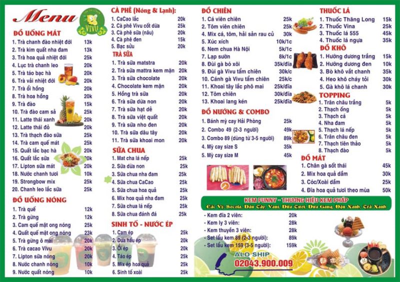 Tiệm Trà Chanh Vivu