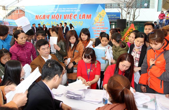 Ngày hội việc làm mở ra nhiều cơ hội cho người lao động