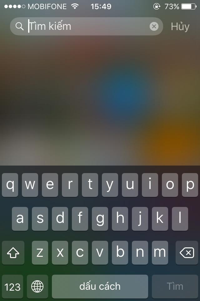 Để tiết kiệm pin cho iPhone của bạn không nên tìm kiếm trong Spotlight Search