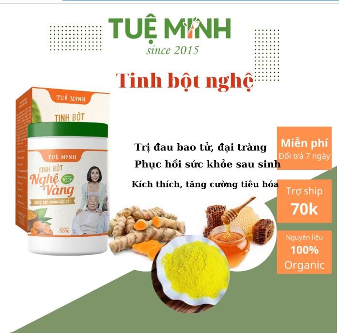 Tinh bột nghệ vàng nguyên chất Tuệ Minh