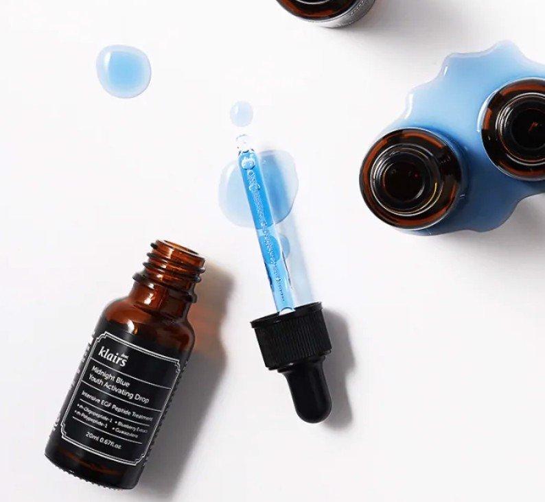 Tinh chất Dear Klairs phục hồi da và dưỡng ẩm Midnight Blue Youth Activating Drop