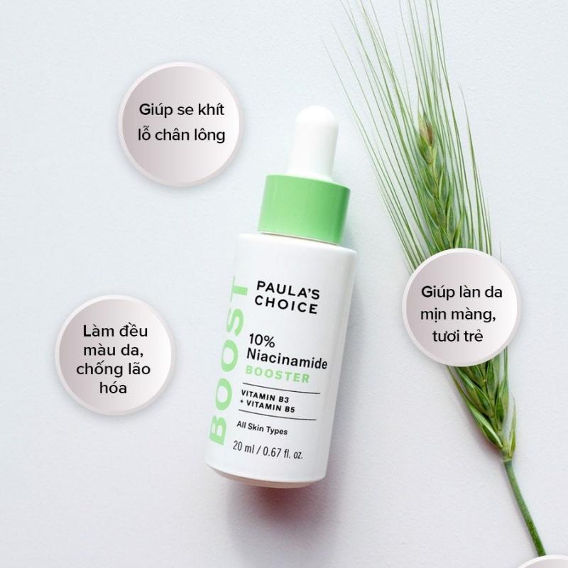 Tinh chất se khít lỗ chân lông và làm sáng da Paula’s Choice 10% Niacinamide Booster
