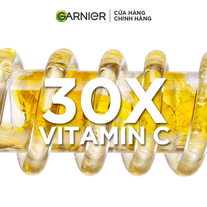 Tinh chất tăng cường sáng da mờ thâm Garnier Bright Comple Booster Serum