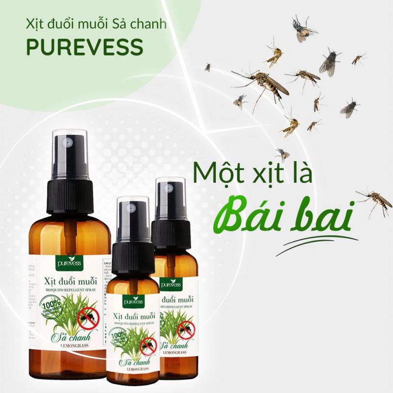 Tinh dầu đuổi muỗi sả chanh Purevess