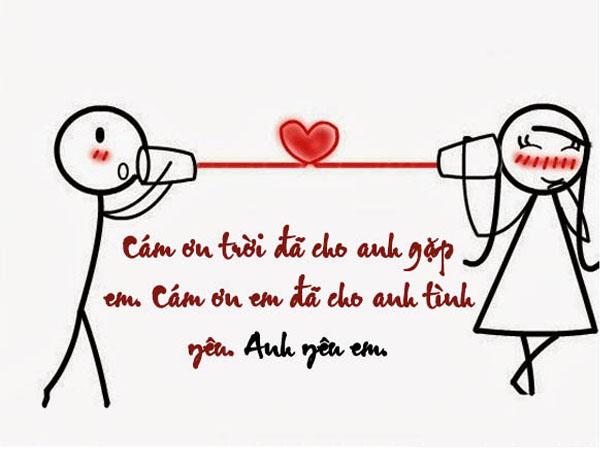 Lời tỏ tình dễ thương.
