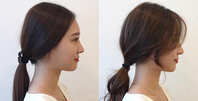 Tóc buộc thấp