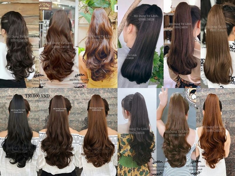 Tóc giả, tóc kẹp Mộ Dung Tư Lãnh