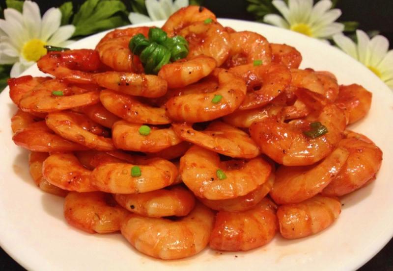 Tôm chiên mắm