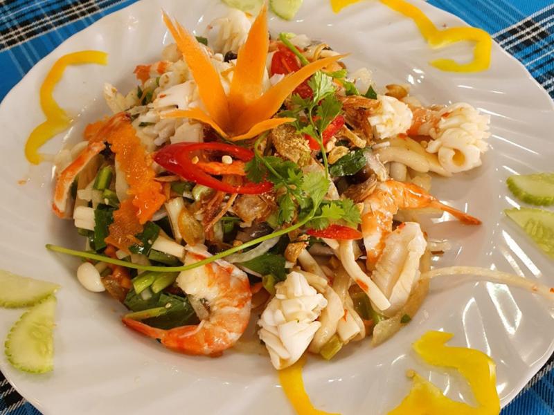 Tôm xào nấm