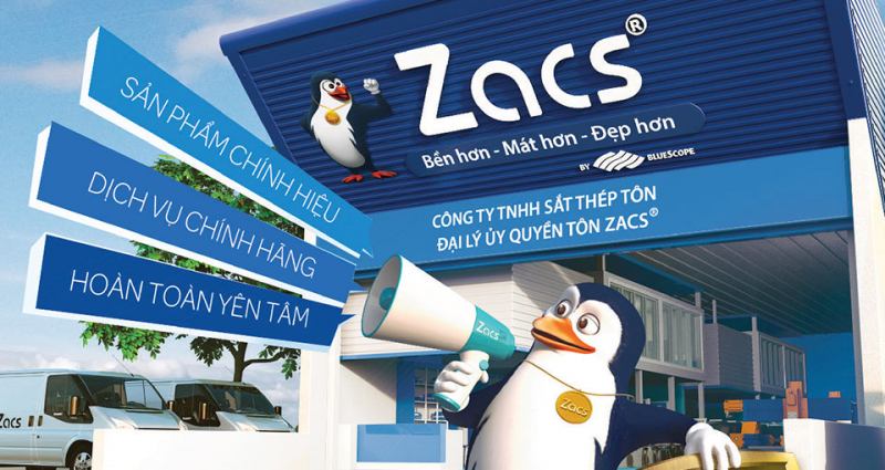 Tôn BlueScope Zacs