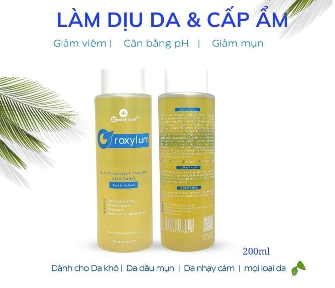 Toner cân bằng độ ẩm se khít lỗ chân lông chuyên dùng cho da mụn Doctor Care Oroxylum